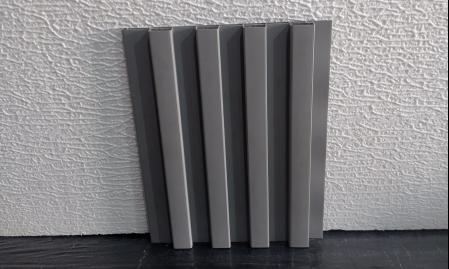 Painel Ripado cinza
					  	