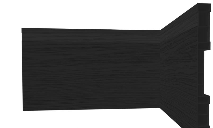 					    						    						  	Rodapé de Pvc Preto 15 cm de Altura  ( barra com 2,40 metros de comprimento )
					  	
					  	