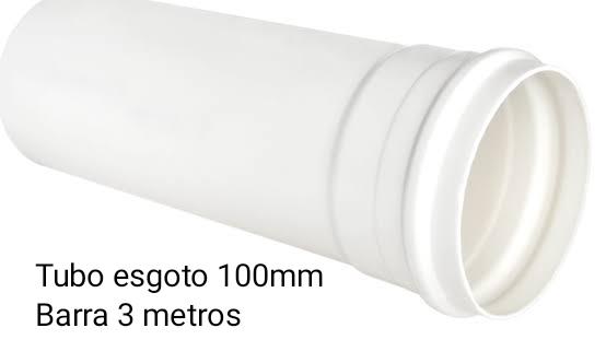 					  	Tubo PVC esgoto 100mm - Disponível em estoque 